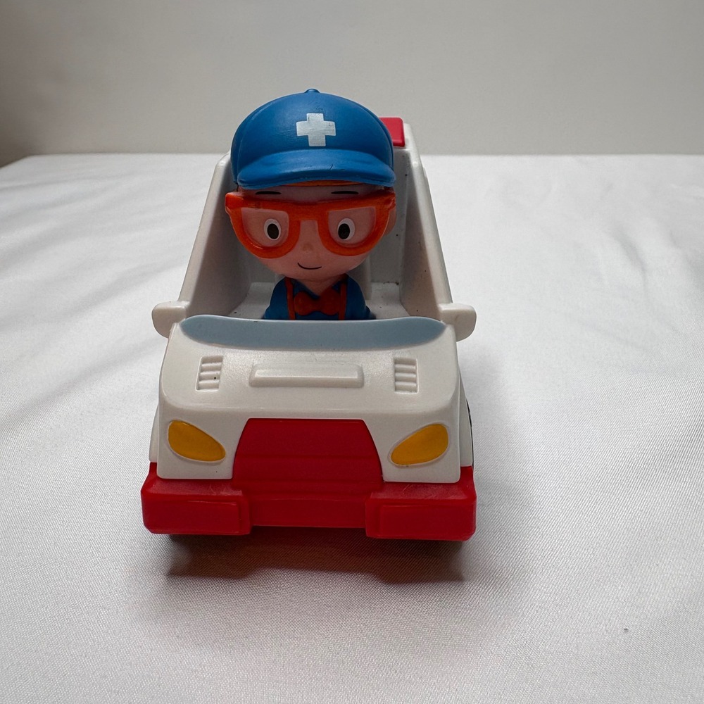 Blippi Mobile Ambulance Toy Vehicle with Blippi Figure Jazwares BLP0095 2020